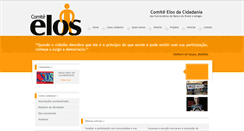 Desktop Screenshot of comiteelos.org.br